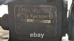 Vintage Union Special 6500 Industrial Cast Iron Sewing Machine