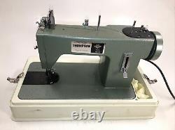 Vtg Thompson PW-201 Mini Walking Foot Sewing Machine Portable Industrial RARE