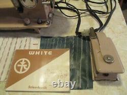 White 970 Selec-Tronic Heavy Duty Industrial ZigZag Sewing MachineManualVideo