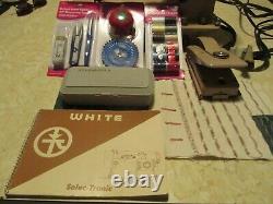 White 970 Selec-Tronic Heavy Duty Industrial ZigZag Sewing MachineManualVideo