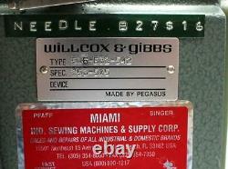 Willcox & Gibbs 516-E32 Overlock Serger 5-Thread Industrial Sewing Machine Head