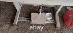 Xheda industrial sewing machine, with table, motor, drawer