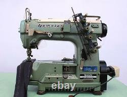 YAMATO DW-1368LD-1 Coverstitch 3-Needle 4-Thread Industrial Sewing Machine 220V