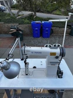 Yamata 820 Double Needle Post Bed Industrial Sewing Machine with Roller Foot K/D