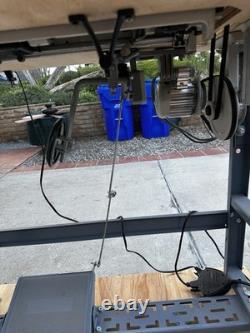 Yamata 820 Double Needle Post Bed Industrial Sewing Machine with Roller Foot K/D