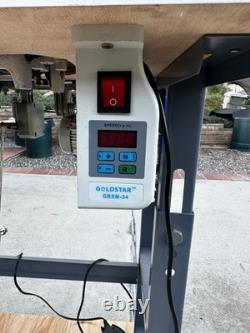 Yamata 820 Double Needle Post Bed Industrial Sewing Machine with Roller Foot K/D