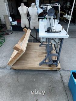 Yamata 820 Double Needle Post Bed Industrial Sewing Machine with Roller Foot K/D