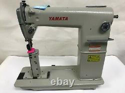 Yamata FY810 Post Bed Industrial Sewing machine with Roller Foot