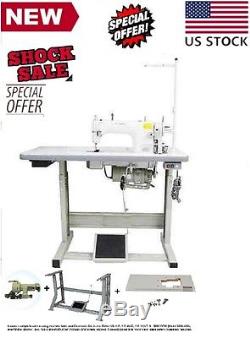 Yamata FY 8700 Lockstitch Industrial Sewing Machine Servo Motor+Table Juki DDL