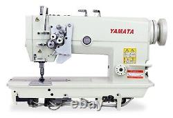 Yamata FY-875 Double Needle Industrial Sewing Machine with Split Needle Bar