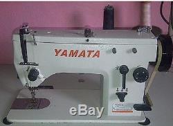 Yamata Industrial Sewing Machine 20u Zig Zag & Straight 9 mm-clutch motor table