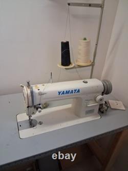 Yamata Industrial Sewing Machine With Table Model #DOL12H