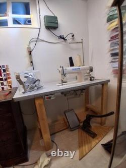 Yamata Industrial Sewing Machine With Table Model #DOL12H