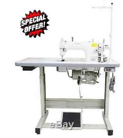 Yamata Lockstitch Industrial Sewing Machine Clutch Motor+Table Juki DDL New