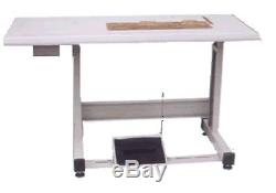 Yamata Lockstitch Industrial Sewing Machine Servo Motor+Table Juki DDL-8700