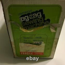 Zig Zag 6600 JCPenny Sewing Machine New Open Box Helco Flaws